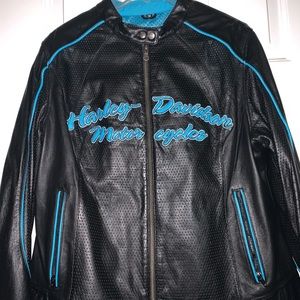Harley Davidson leather jacket coat